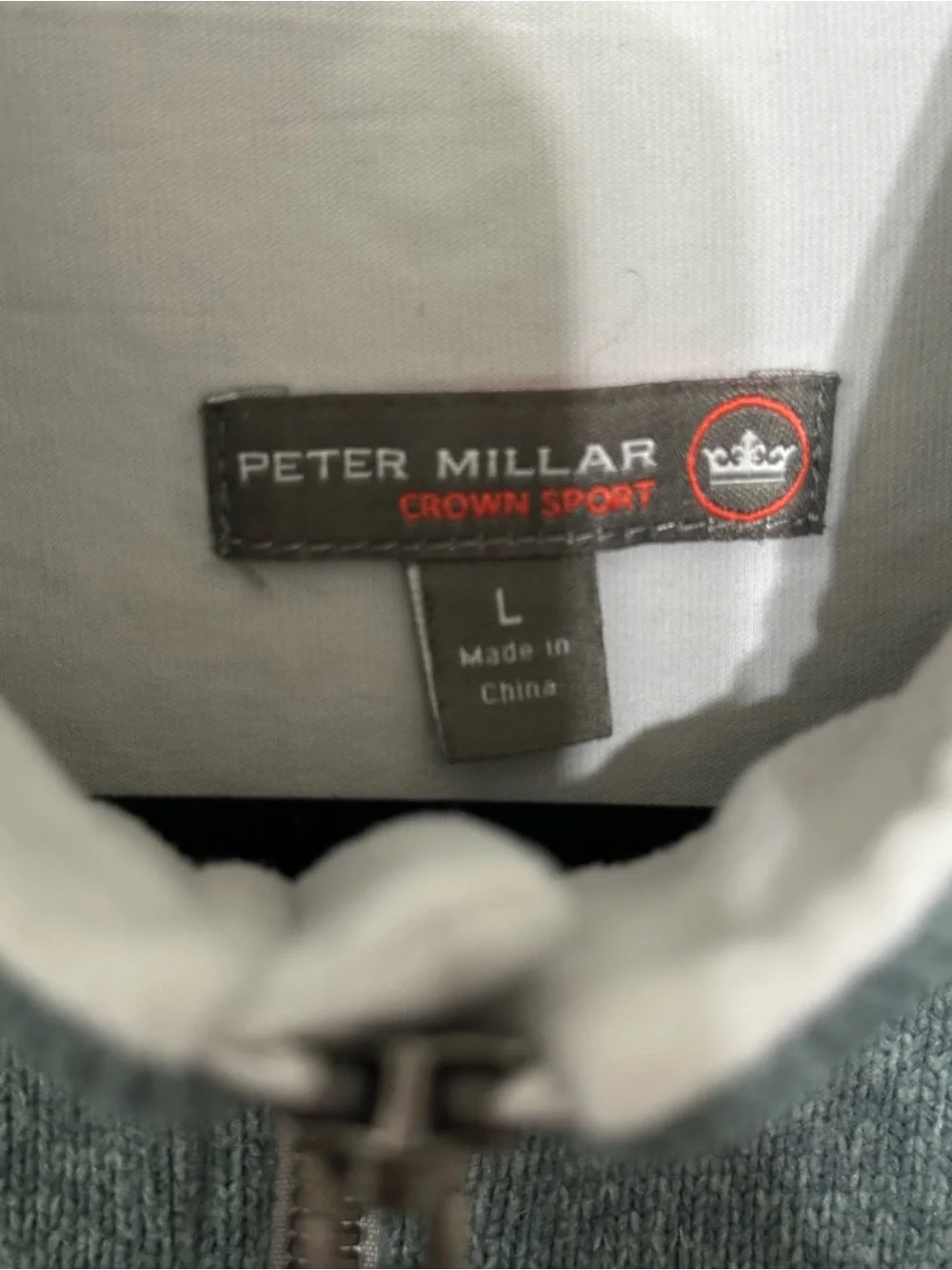 Peter Millar Sweater Knit Quarter Zip Pullover Mens Size Large Better Block‎ Co.